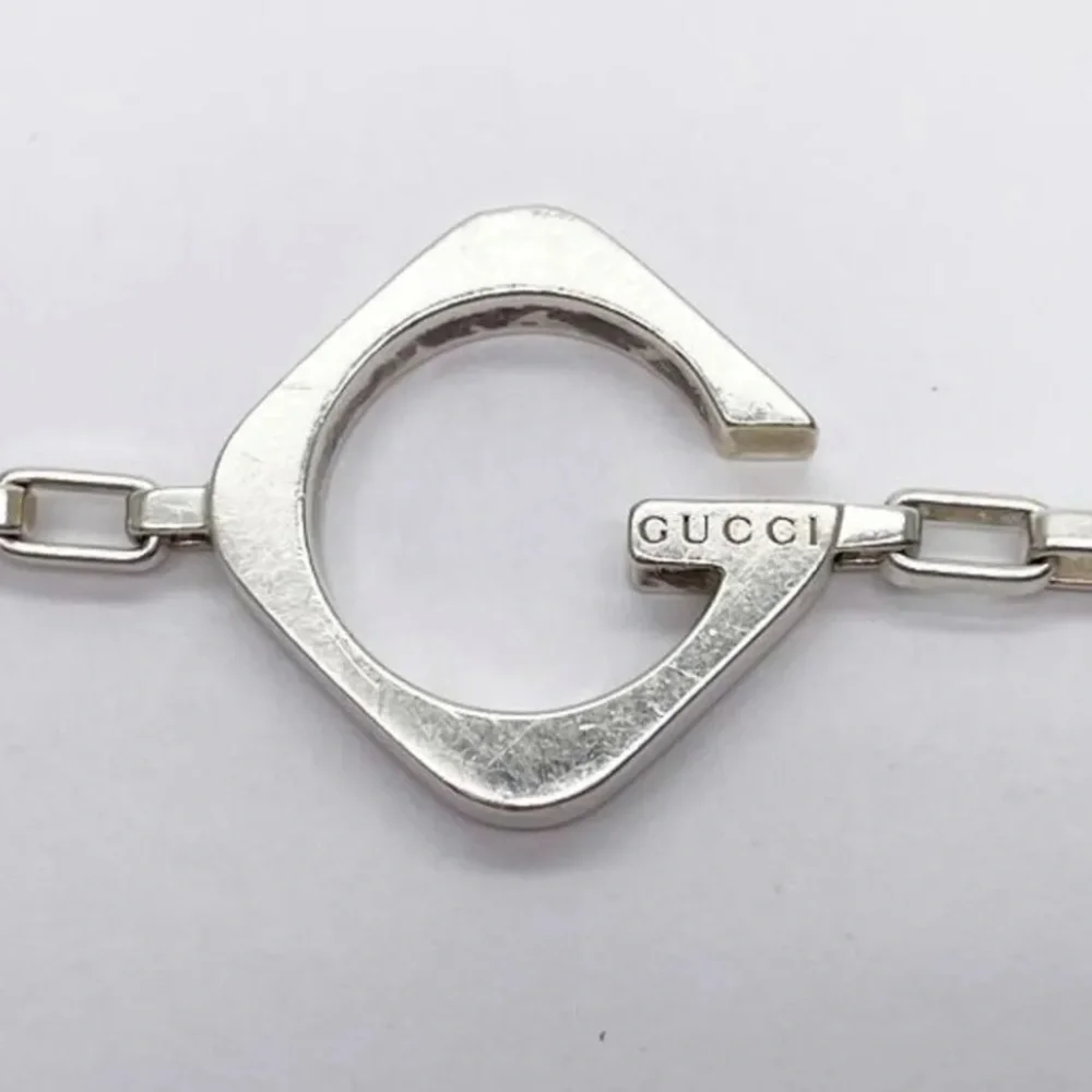 Gucci Luxury 925 Sterling Silver Bracelet RARE!! Vintage